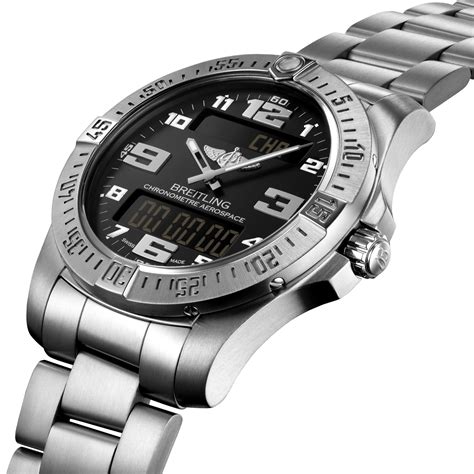 breitling lcd watch|Breitling aerospace watch price.